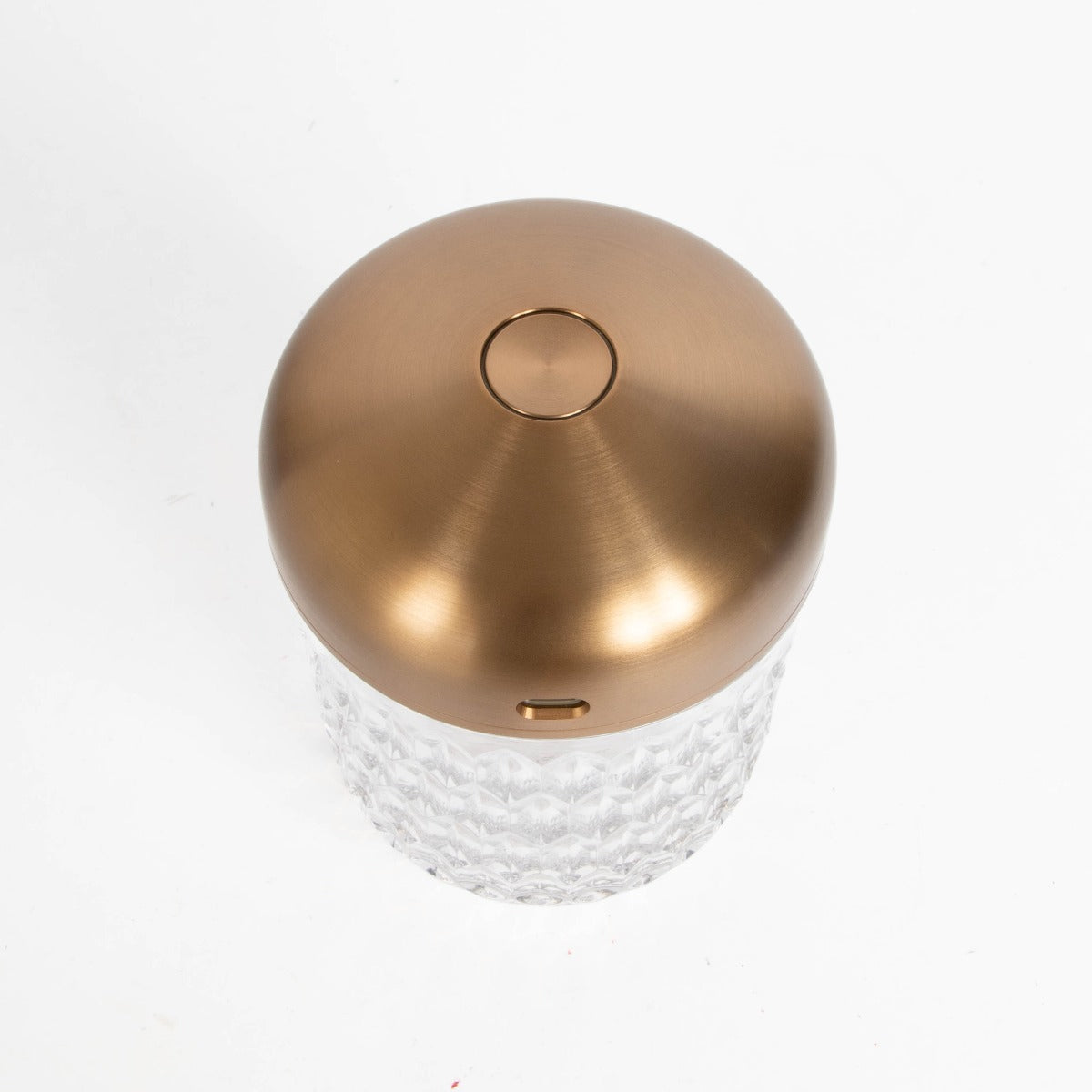Shop 100% authentic Saint Louis Crystal Folia Mini Portable Lamp in copper on Labellov.com.