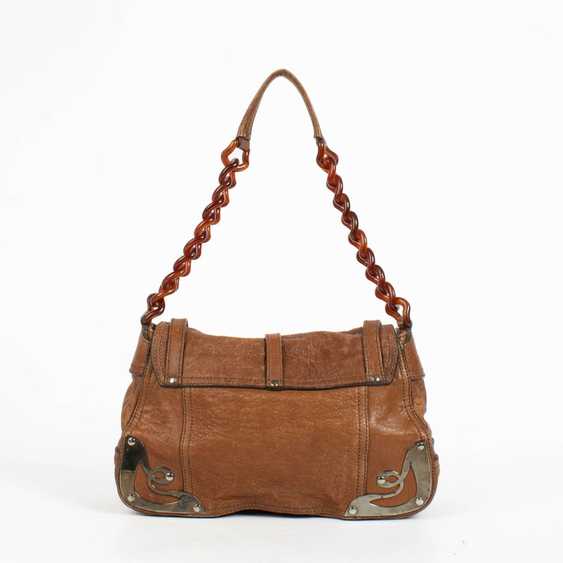 Authentic pre-loved Miu Miu Vintage F/W 04 Brown Shoulder Bag on Labellov.com.