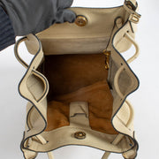 Authentic pre-loved Delvaux Ivory Leather Belon Shoulder Bag on Labellov.com