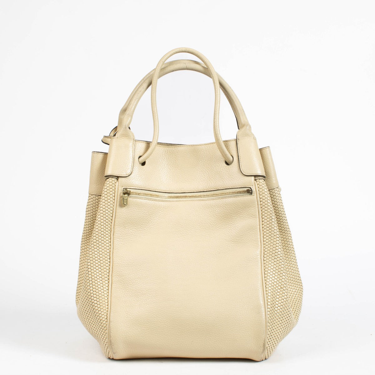 Authentic pre-loved Delvaux Ivory Leather Belon Shoulder Bag on Labellov.com