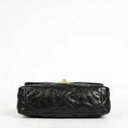 Authentic pre-loved Chanel Black Lambskin Small Chanel 19 Bag on Labellov.com