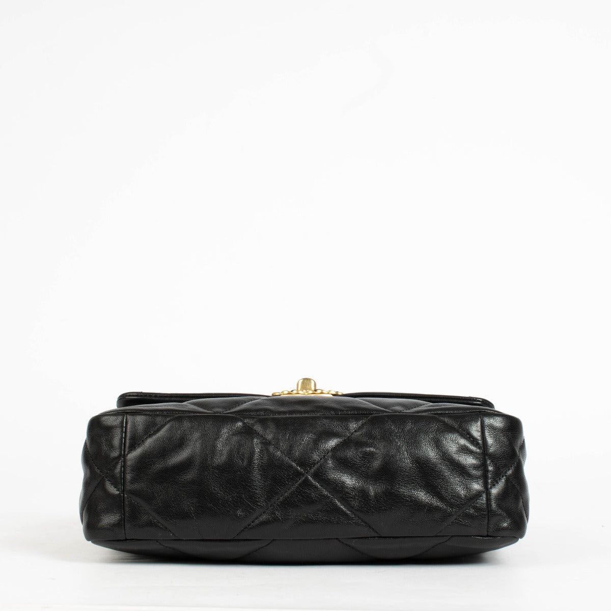Authentic pre-loved Chanel Black Lambskin Small Chanel 19 Bag on Labellov.com