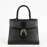 Authentic pre-loved Delvaux Black Box Calf Brillant MM Bag on Labellov.com