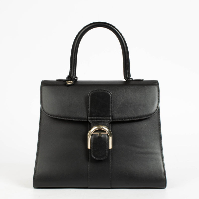 Authentic pre-loved Delvaux Black Box Calf Brillant MM Bag on Labellov.com