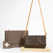 Authentic pre-loved Louis Vuitton Monogram Favorite MM Crossbody Bag on Labellov.com