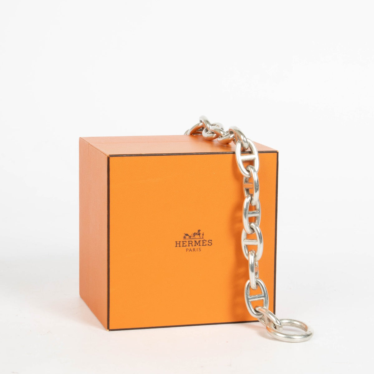 Authentic pre-loved Hermès Sterling Silver Chain d'Ancre Bracelet on Labellov.com