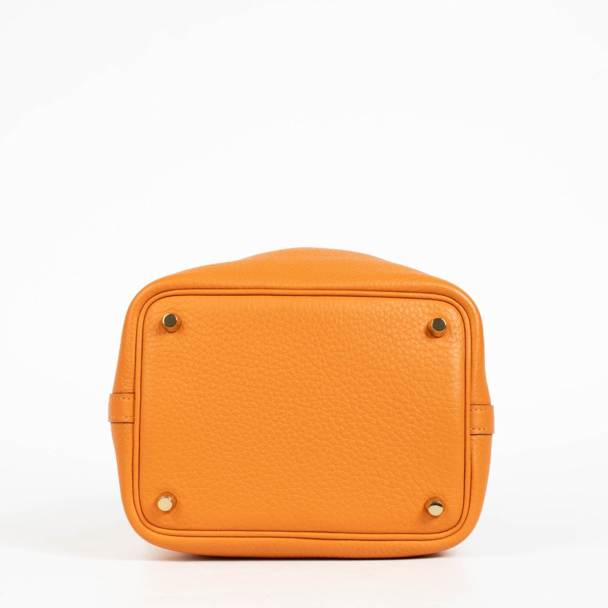 authentic preloved Hermès Picotin Lock 18 Orange Clemence GHW on Labellov.com