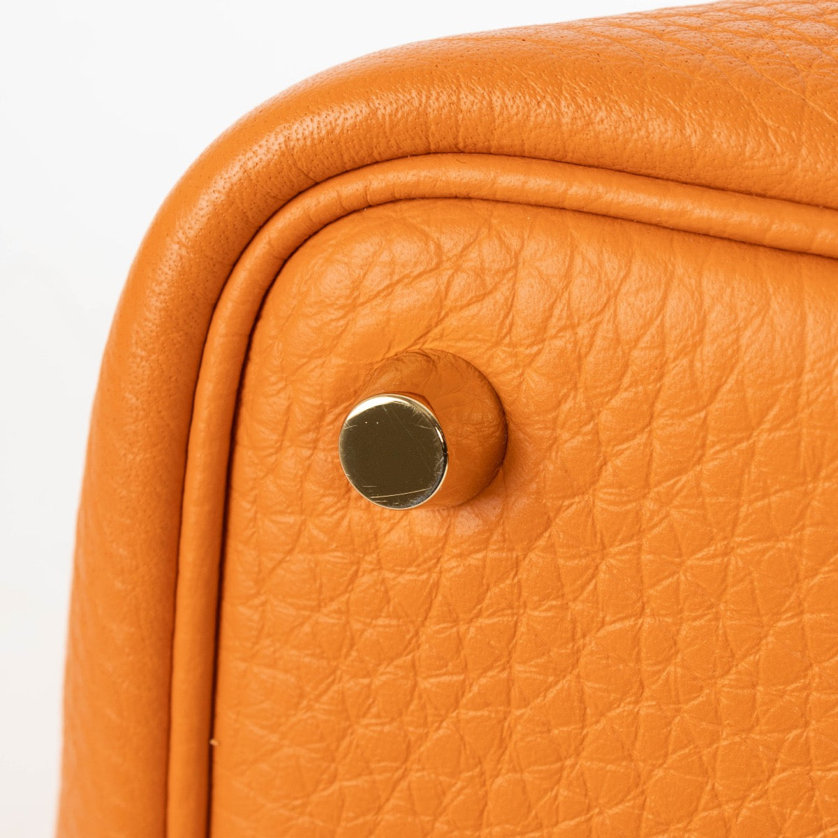 authentic preloved Hermès Picotin Lock 18 Orange Clemence GHW on Labellov.com