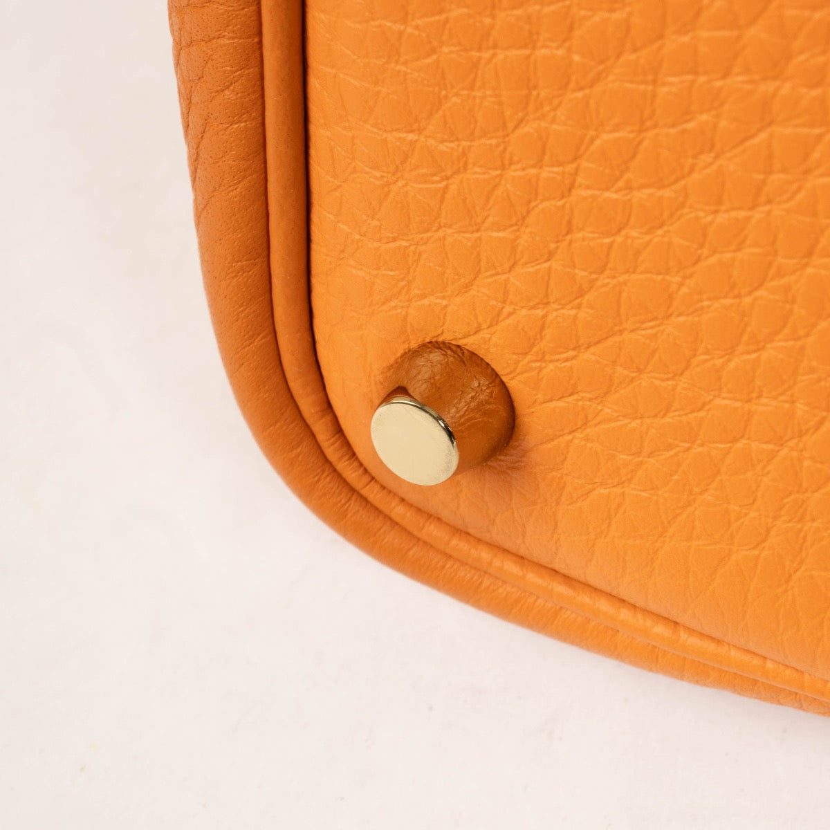 authentic preloved Hermès Picotin Lock 18 Orange Clemence GHW on Labellov.com