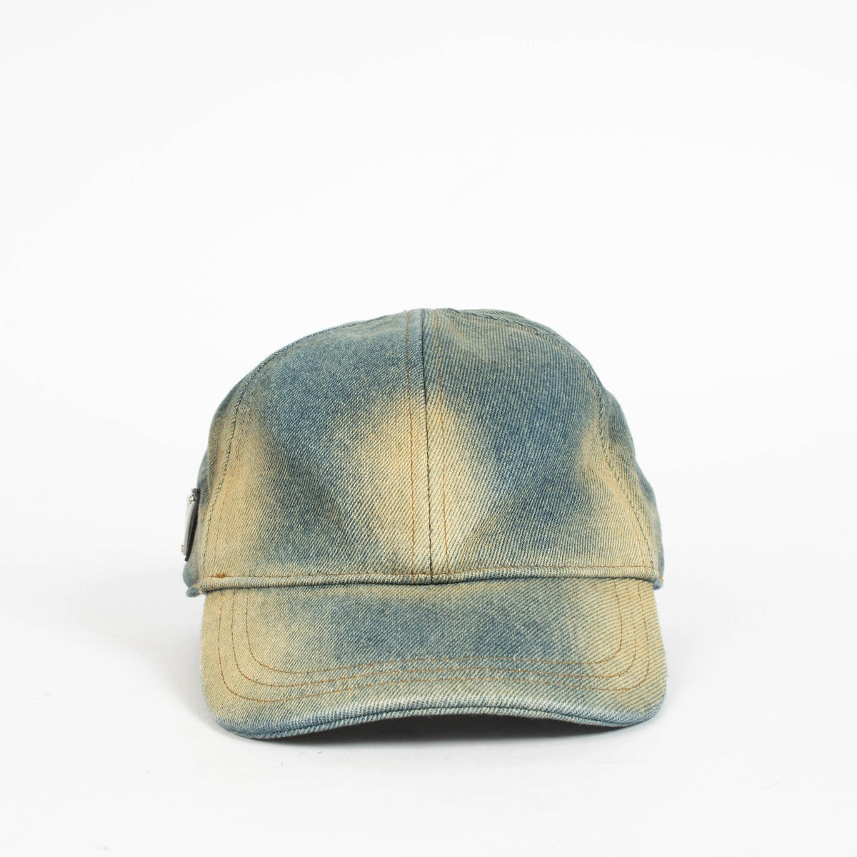 Authentic pre-loved Prada Blue Denim Baseball Cap - Size M on Labellov.com