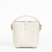Authentic pre-loved Saint Laurent White Le 37 Mini Bucket Bag on Labellov.com