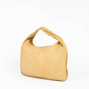 Authentic pre-loved Bottega Veneta Yellow Medium Veneta Hobo Shoulder Bag on Labellov.com