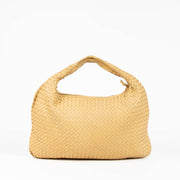 Authentic pre-loved Bottega Veneta Yellow Medium Veneta Hobo Shoulder Bag on Labellov.com