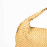 Authentic pre-loved Bottega Veneta Yellow Medium Veneta Hobo Shoulder Bag on Labellov.com