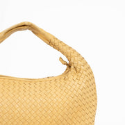 Authentic pre-loved Bottega Veneta Yellow Medium Veneta Hobo Shoulder Bag on Labellov.com