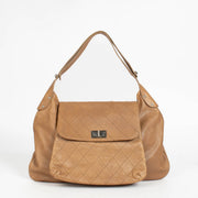 Authentic pre-loved Chanel Beige 2.55 HOBO Bag Shoulder bag on Labellov.com