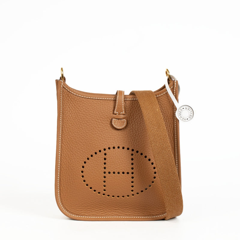 Hermès Evelyne 16 Gold Clemence GHW