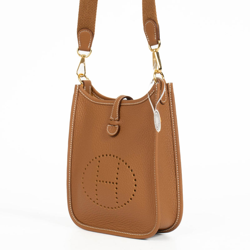Hermès Evelyne 16 Gold Clemence GHW
