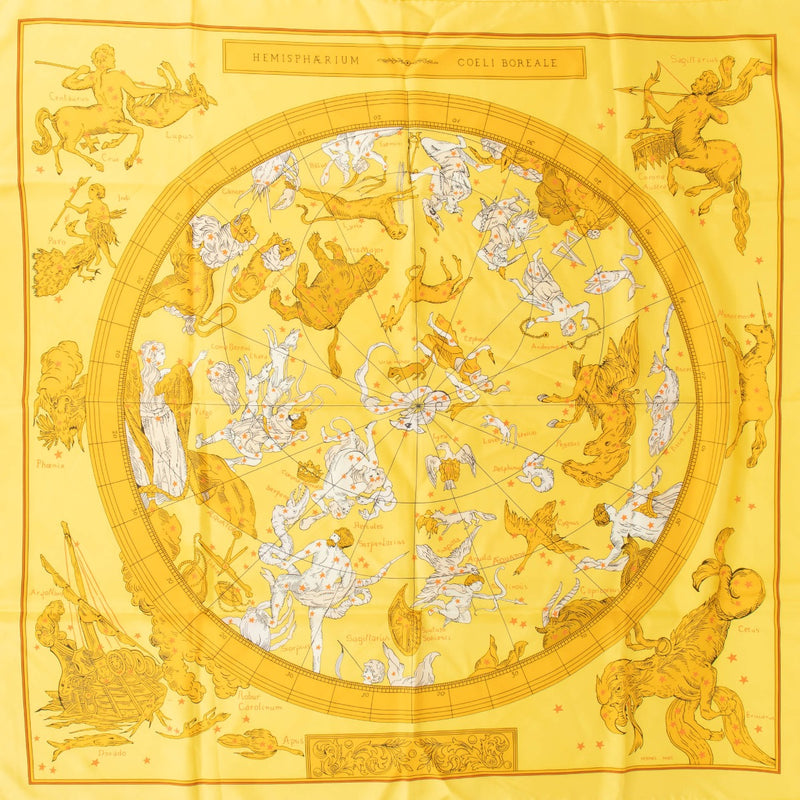 Hermès Carré De Soie 90 Hemisphaerium Coeli Boreale