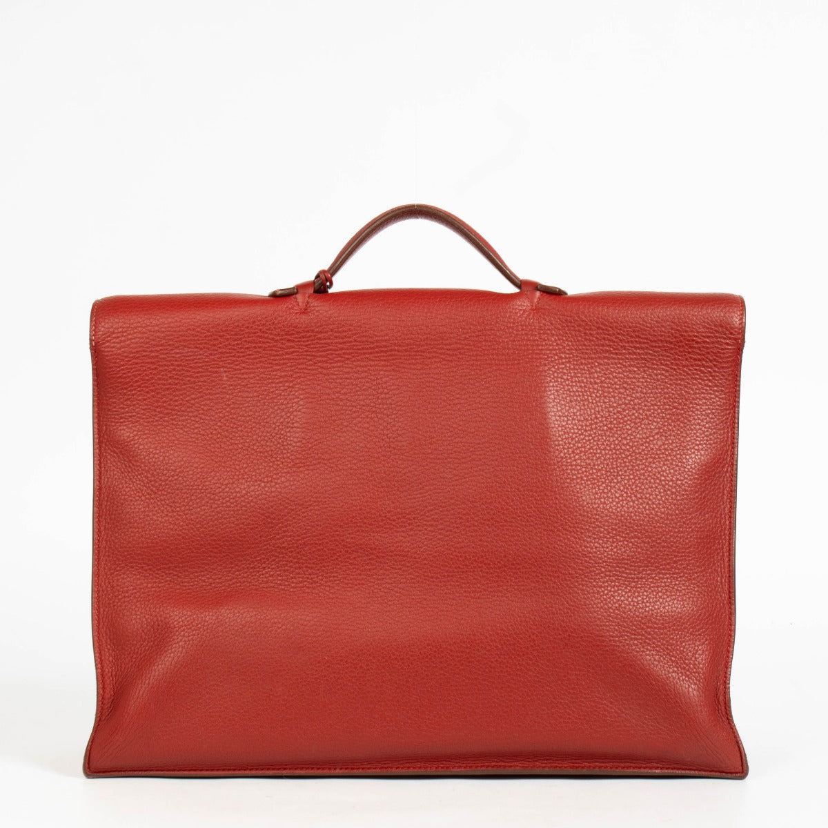 Shop the authentic pre-loved Hermès Red Leather Sac à Dépêches on Labellov.com