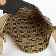 Authentic pre-loved Gucci Beige Guccissima Pelham Medium Hobo Crossbody Bag on Labellov.com