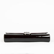 Authentic pre-loved Christian Louboutin Red Leather Degrade Patent Riviera Clutch on Labellov.com