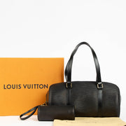 Authentic pre-loved Louis Vuitton Black Epi Leather Papillon 30 Top Handle Bag on Labellov.com