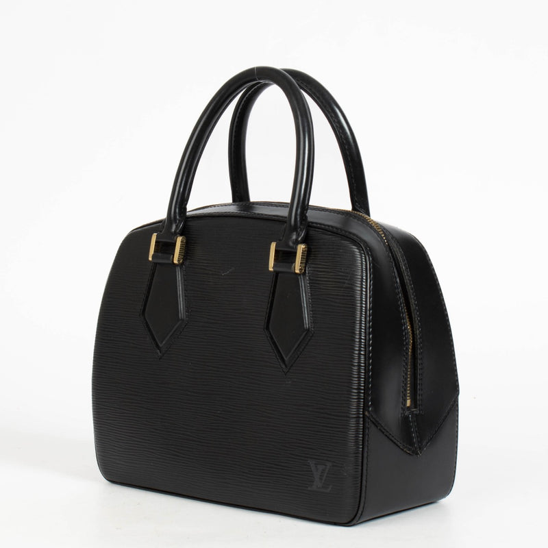 Authentic pre-loved Louis Vuitton Black Epi Leather Sablon Bag on Labellov.com