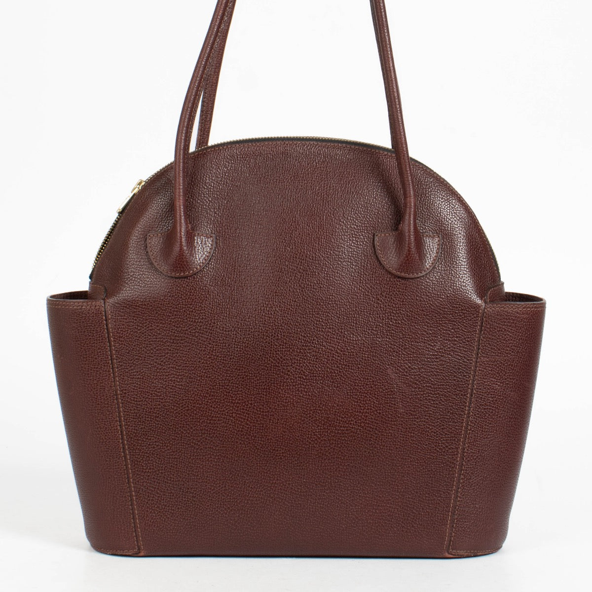 Authentic pre-loved Delvaux Burgundy Mousson Bag on Labellov.com