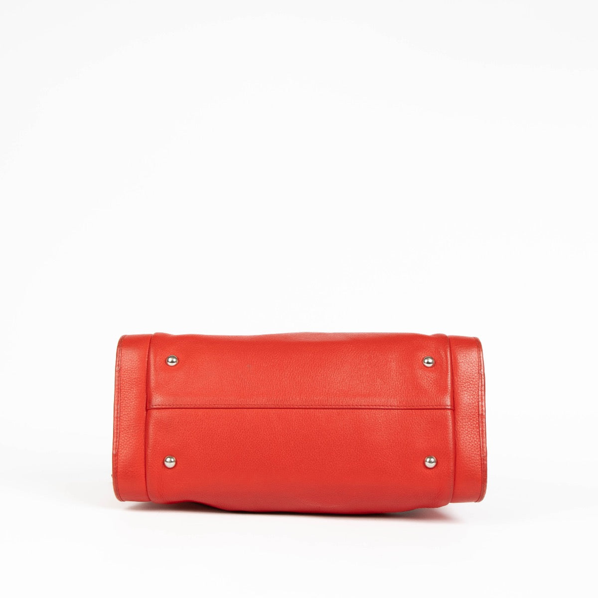 Shop this authentic Delvaux Red Leather Dimanche Bag pre-loved on Labellov.com