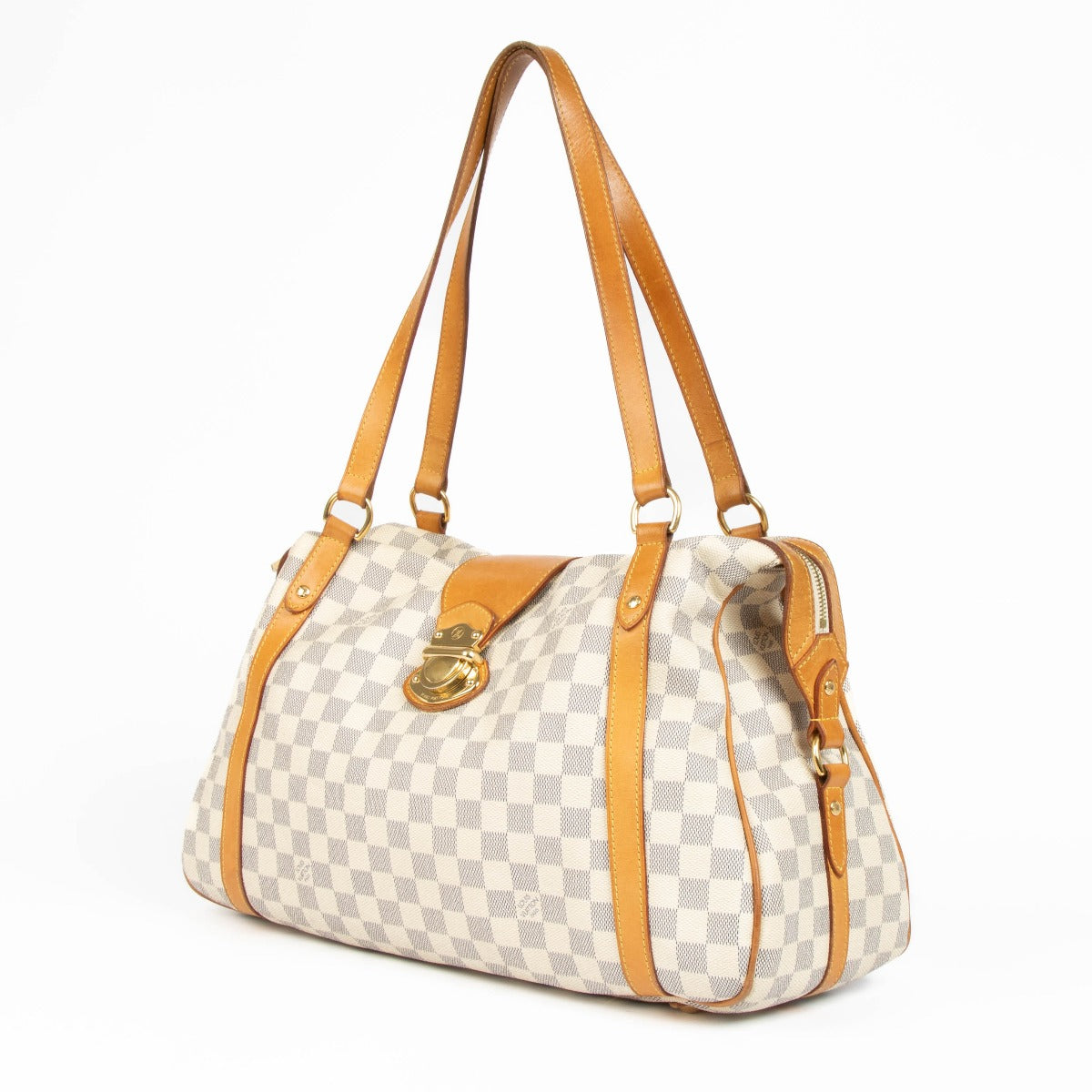Shop this authentic Louis Vuitton Stresa GM Damier Azur pre-loved on Labellov.com