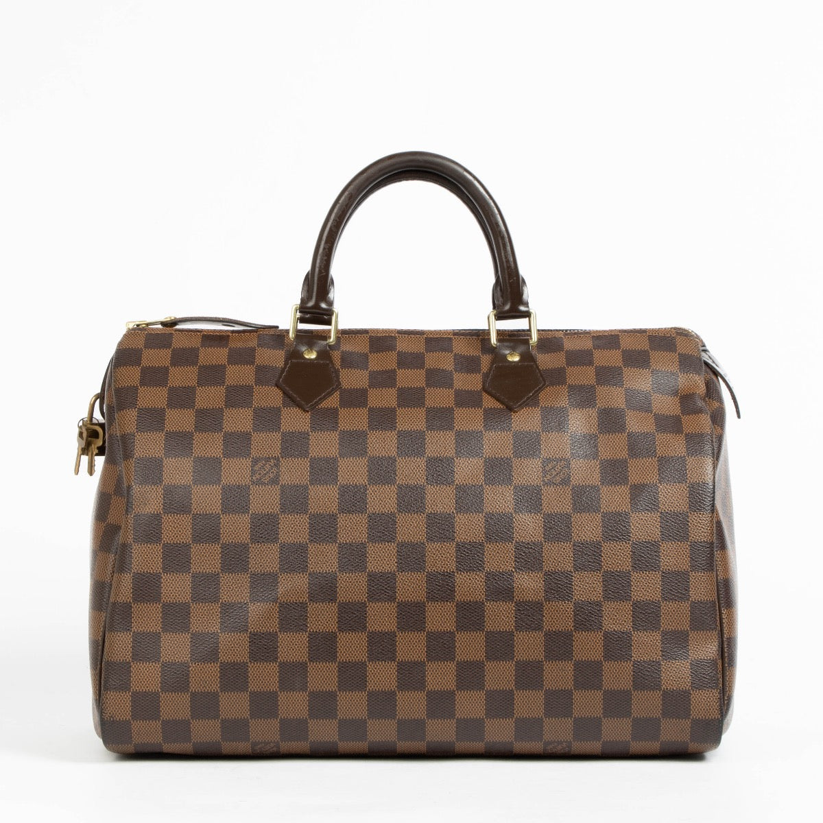 Authentic pre-loved Louis Vuitton Damier Ebene Speedy 35 on Labellov.com