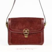Shop this authentic Celine Burgundy Leather Vintage Bag pre-loved on Labellov.com