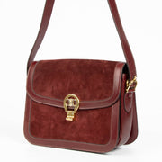 Shop this authentic Celine Burgundy Leather Vintage Bag pre-loved on Labellov.com
