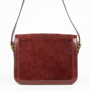 Shop this authentic Celine Burgundy Leather Vintage Bag pre-loved on Labellov.com