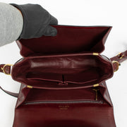 Shop this authentic Celine Burgundy Leather Vintage Bag pre-loved on Labellov.com