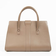 Shop this authentic Delvaux Taupe Jumping Brillant Cabrilot Bag pre-loved on Labellov.com