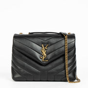 Shop 100% authentic second hand Saint Laurent LouLou Small Bag in black on Labellov.com.