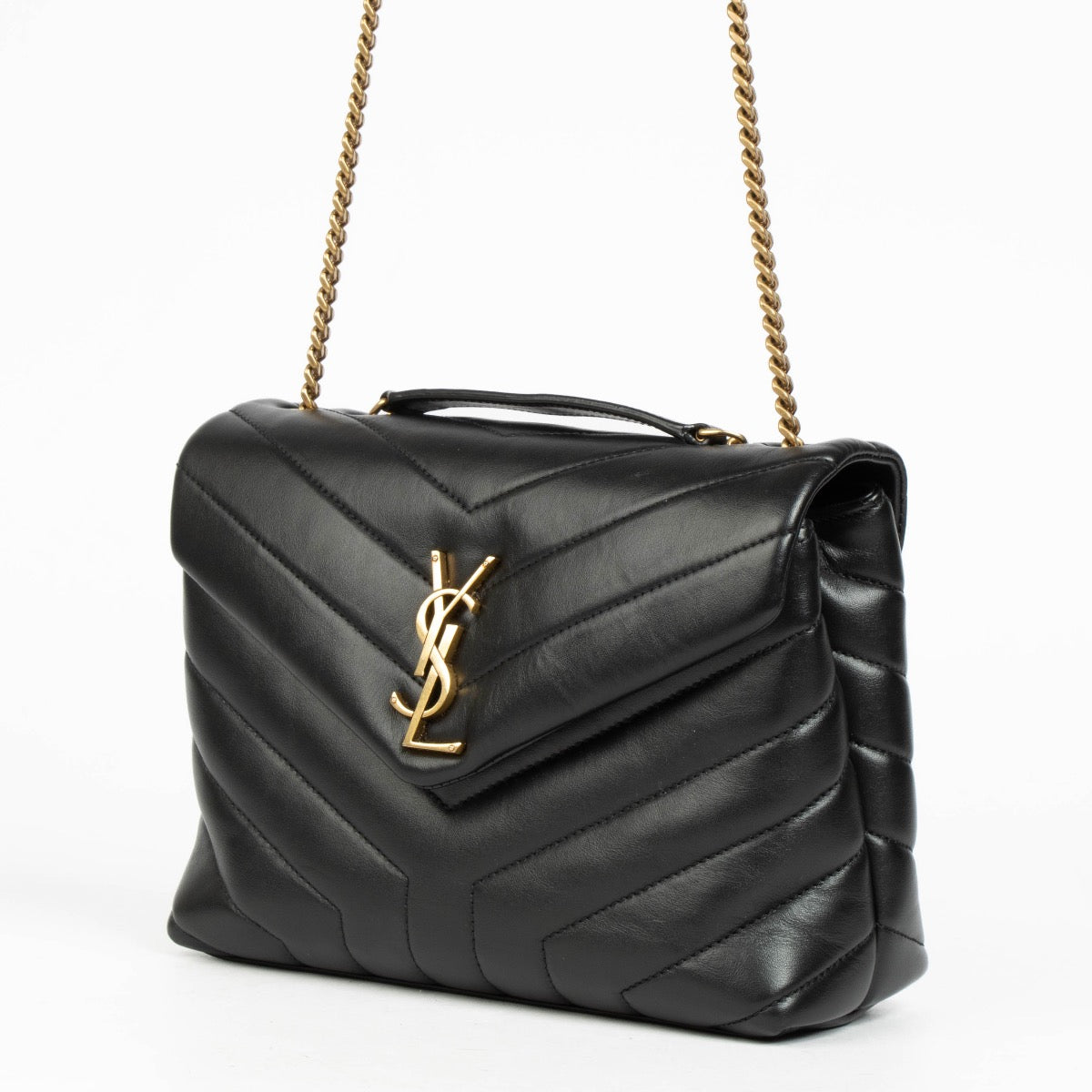 Shop 100% authentic second hand Saint Laurent LouLou Small Bag in black on Labellov.com.