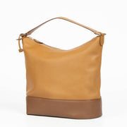 Authentic pre-loved Delvaux Vegetal/Wood Bicolore Allure Every D Hobo PM on Labellov.com