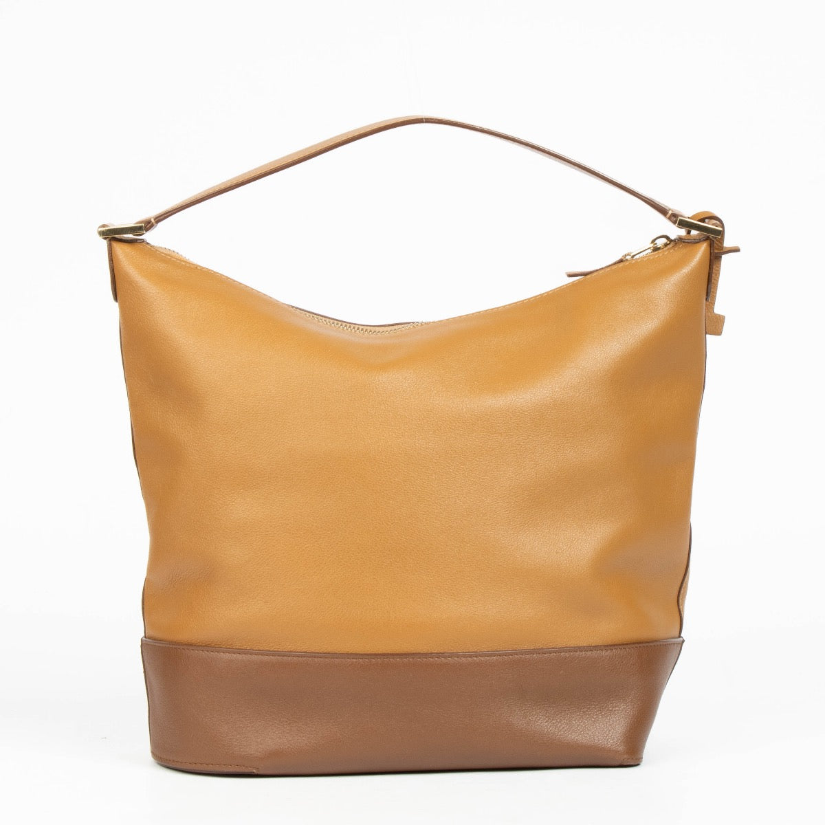 Authentic pre-loved Delvaux Vegetal/Wood Bicolore Allure Every D Hobo PM on Labellov.com