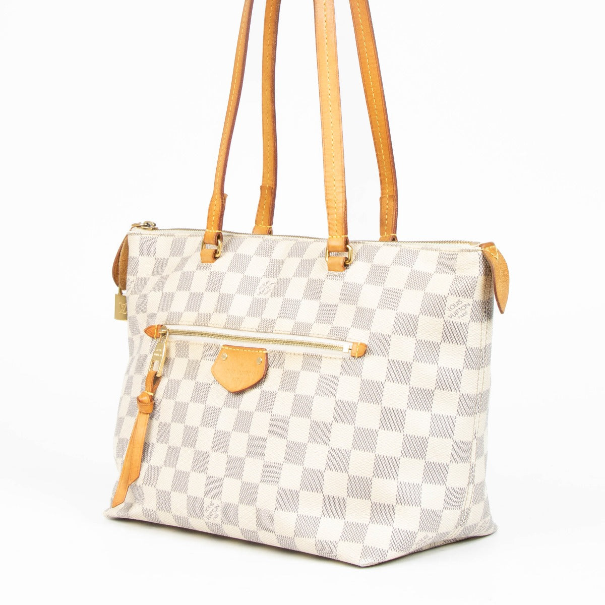 Authentic pre-loved Louis Vuitton Damier Azur Iéna PM Shoulder Bag on Labellov.com