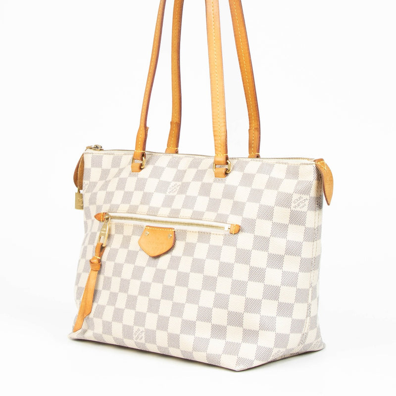 Authentic pre-loved Louis Vuitton Damier Azur Iéna PM Shoulder Bag on Labellov.com