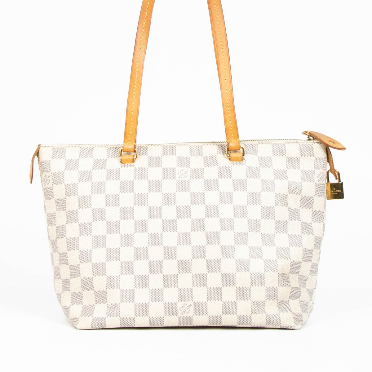 Authentic pre-loved Louis Vuitton Damier Azur Iéna PM Shoulder Bag on Labellov.com