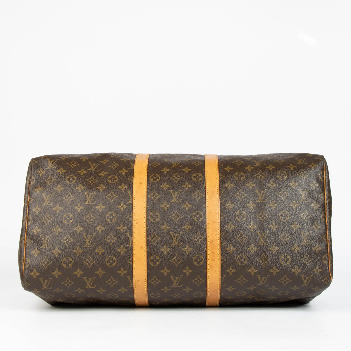 Authentic pre-loved Louis Vuitton Damier Ebene Keepall 55 on Labellov.com