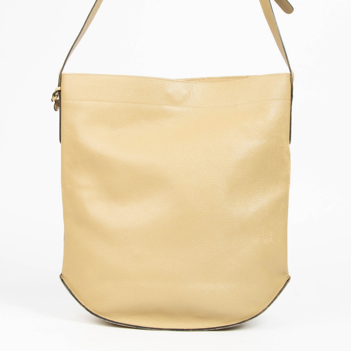 Shop this authentic Delvaux Beige Le Pin Shoulder Bag pre-loved on Labellov.com