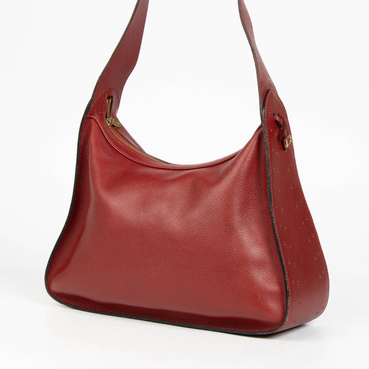 Shop this authentic Delvaux Red Shoulder Bag pre-loved on Labellov.com