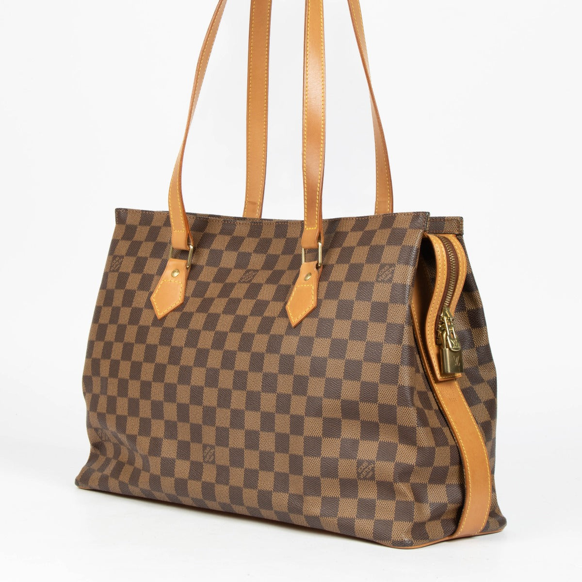 Shop this authentic Louis Vuitton Damier Ebene Columbine Shoulder Bag pre-loved on Labellov.com