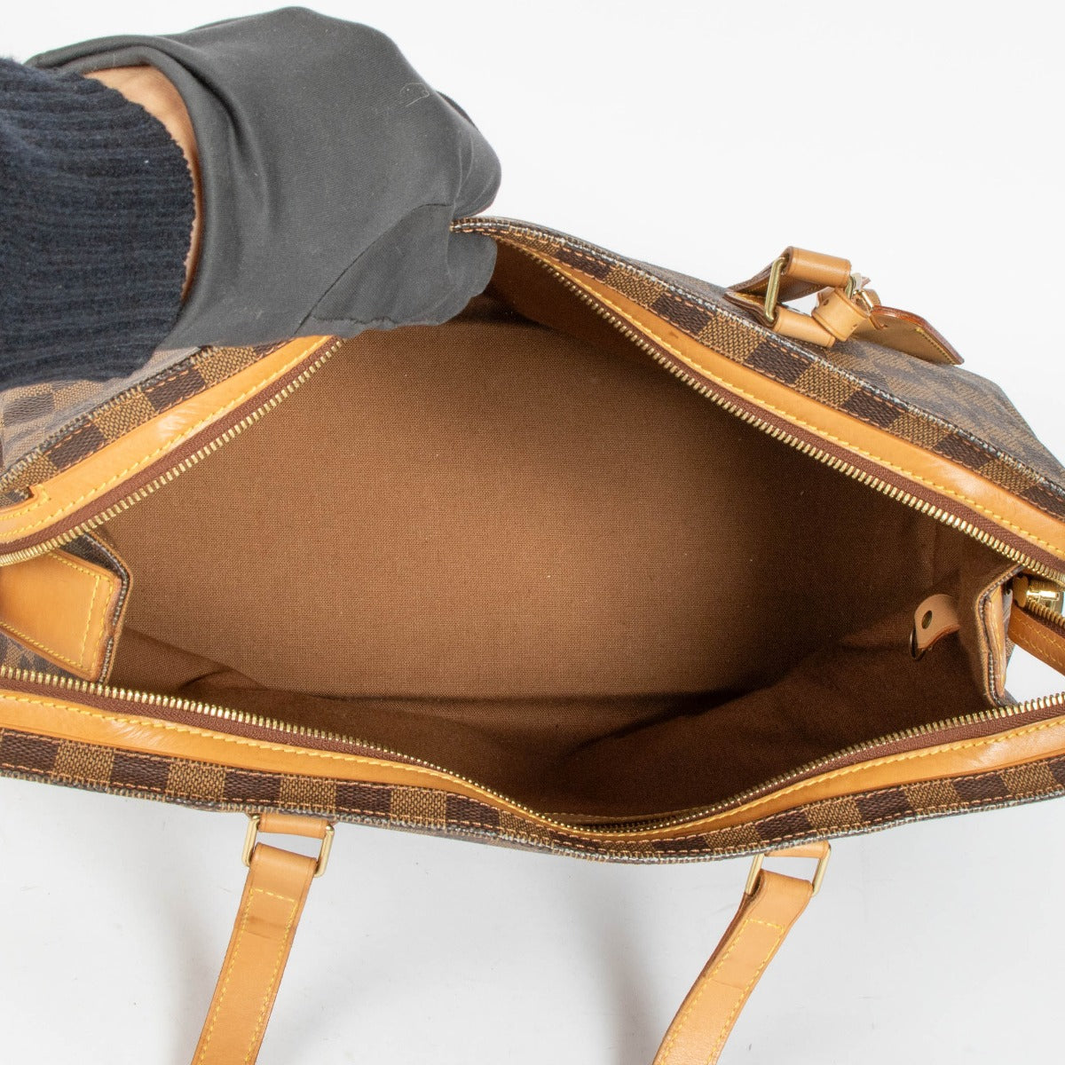 Shop this authentic Louis Vuitton Damier Ebene Columbine Shoulder Bag pre-loved on Labellov.com