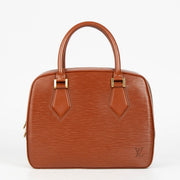 Shop the authentic Louis Vuitton Brown Epi Sablon Top Handle Bag second hand on Labellov.com